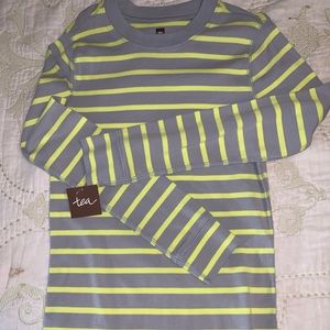 Tea striped shirt. New. Size 10.